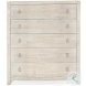 Pacifica Whitewashed Oak Five Drawer Chest