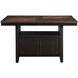 Bermuda Black Extendable Rectangular Counter Height Dining Room Set