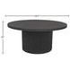 Reba Black Round Cocktail Table