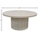 Reba Natural White Wash Round Cocktail Table