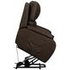 Brookings Brown Power Lift Recliner with Heat and Massage