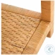 Reed Rattan 1 Drawer End Table