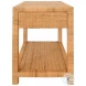 Reed Rattan 1 Drawer End Table