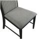 Skyline Gray Upholstered Dining Side Chair Set of 2