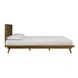 Emery Walnut King Platform Bed
