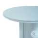 Elora Blue Lacquer Round Dining Table