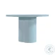 Elora Blue Lacquer Round Dining Table