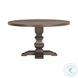 Emerson Dark Brown Round 54" Dining Table