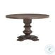 Emerson Dark Brown Round 54" Dining Table