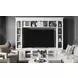 Virginia White Entertainment Center for TVs up to 75"