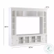 Virginia White Entertainment Center for TVs up to 75"