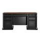 Roanoke Black Credenza Home Office Set