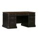 Roanoke Distressed Black Credenza Home Office Set