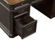 Roanoke Distressed Black Credenza Home Office Set