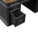Roanoke Black 66" Executive Desk