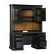 Roanoke Black Credenza With Hutch