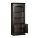 Roanoke Distressed Black Bookcase