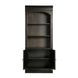Roanoke Distressed Black Bookcase