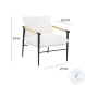 Cali Pearl Performance Fabric Accent Chair