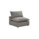 Cali Slate Performance Fabric Modular Large Chaise Sectional