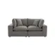 Cali Slate Performance Fabric Modular 80" Loveseat