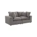 Cali Slate Performance Fabric Modular Living Room Set