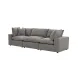 Cali Slate Performance Fabric Modular Living Room Set