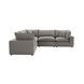 Cali Slate Performance Fabric Modular L-Sectional