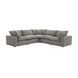 Cali Slate Performance Fabric Modular L-Sectional