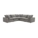 Cali Slate Performance Fabric Modular L-Sectional