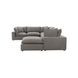 Cali Slate Performance Fabric Modular Large Chaise Sectional