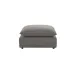 Cali Slate Performance Fabric Ottoman