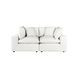 Cali Pearl Performance Fabric Modular 80" Loveseat