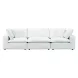 Cali Pearl Performance Fabric Modular 120" Sofa