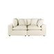 Cali Natural Performance Fabric Modular 80" Loveseat