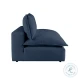 Cali Navy Performance Fabric Modular Large Chaise Sectional