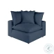 Cali Navy Performance Fabric Modular L-Sectional