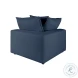 Cali Navy Performance Fabric Modular L-Sectional