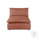 Cali Rust Performance Fabric Modular L-Sectional