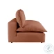 Cali Rust Performance Fabric Modular L-Sectional