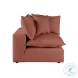 Cali Rust Performance Fabric Modular L-Sectional
