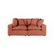 Cali Rust Performance Fabric Modular 80" Loveseat