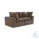Cali Chocolate Brown Performance Velvet Modular Living Room Set