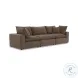 Cali Chocolate Brown Performance Velvet Modular Living Room Set