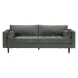 Cave Ash Gray Velvet 89" Sofa