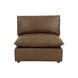 Cali Cognac Brown Leather Modular 120" Sofa