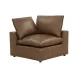 Cali Cognac Brown Leather Modular 120" Sofa