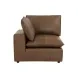 Cali Cognac Brown Leather Modular L-Sectional