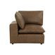 Cali Cognac Brown Leather Modular Small Sectional