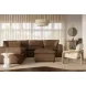 Cali Cognac Brown Leather Modular L-Sectional